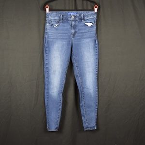 Apt. 9 Size 10 Skinny Jeans Dark Blue Denim